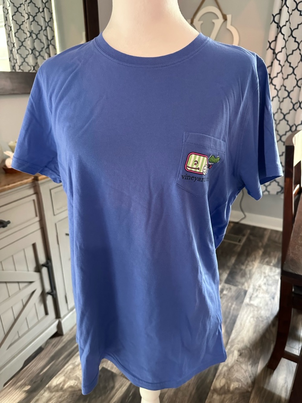 Vineyard Vines Women’s Blue Pickleball Tee